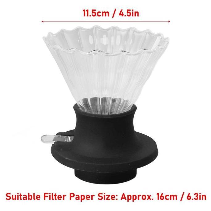 Cucinare- Immersion Dripper Switch V60 Immersion Dripper Glass Clever Drip Kopi