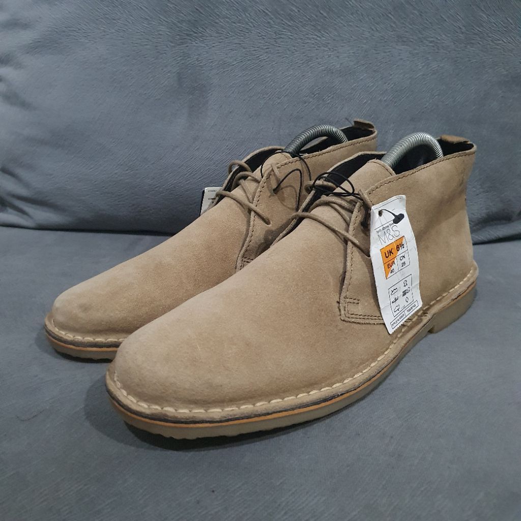 Marks & Spencer Blue Harbour Suede Dessert Boots Men