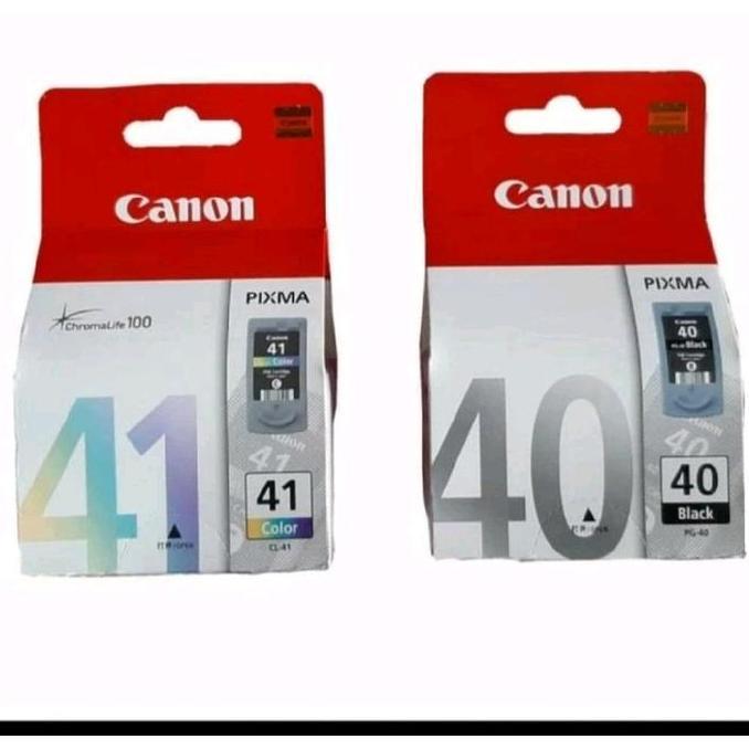 BEVORING89 - CANON CARTRIDGE 40 HITAM & 41 WARNA UNTUK PRINTER CANON IP1200 IP1300 IP1600 IP1700 IP1