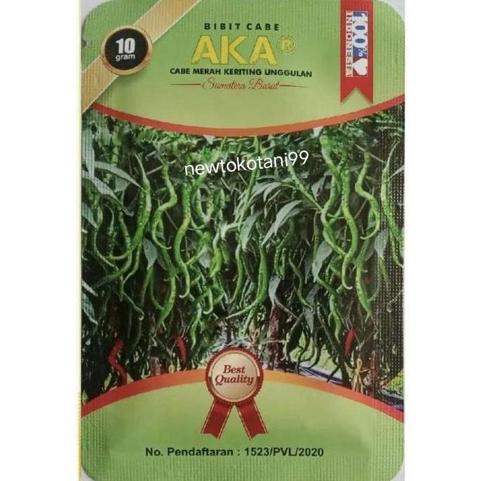 ( 10 bungkus ) Benih cabe AKAR 10gram GROSIR Cabe merah keriting cmk AKAR 10 gram benih cabai kritin