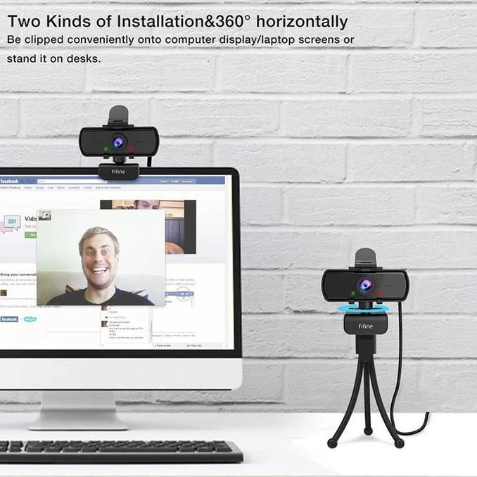 Songka_Aji88 - Fifine K420 1440P 2K 4Mp Full Hd Webcam Usb Laptop Streaming With Noise Cancelling Mi