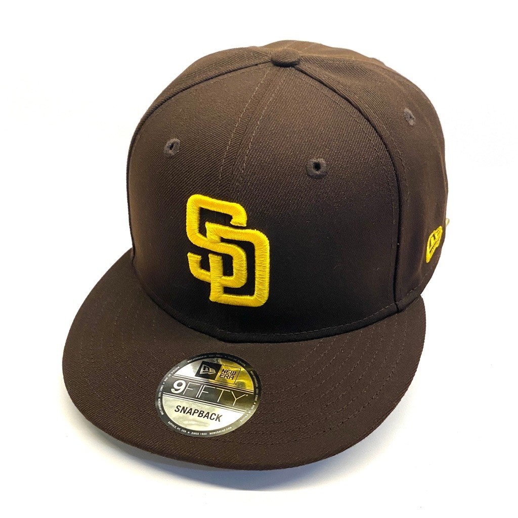 Topi Snapback New Era Cap 9Fifty MLB San Diego Padres Brown