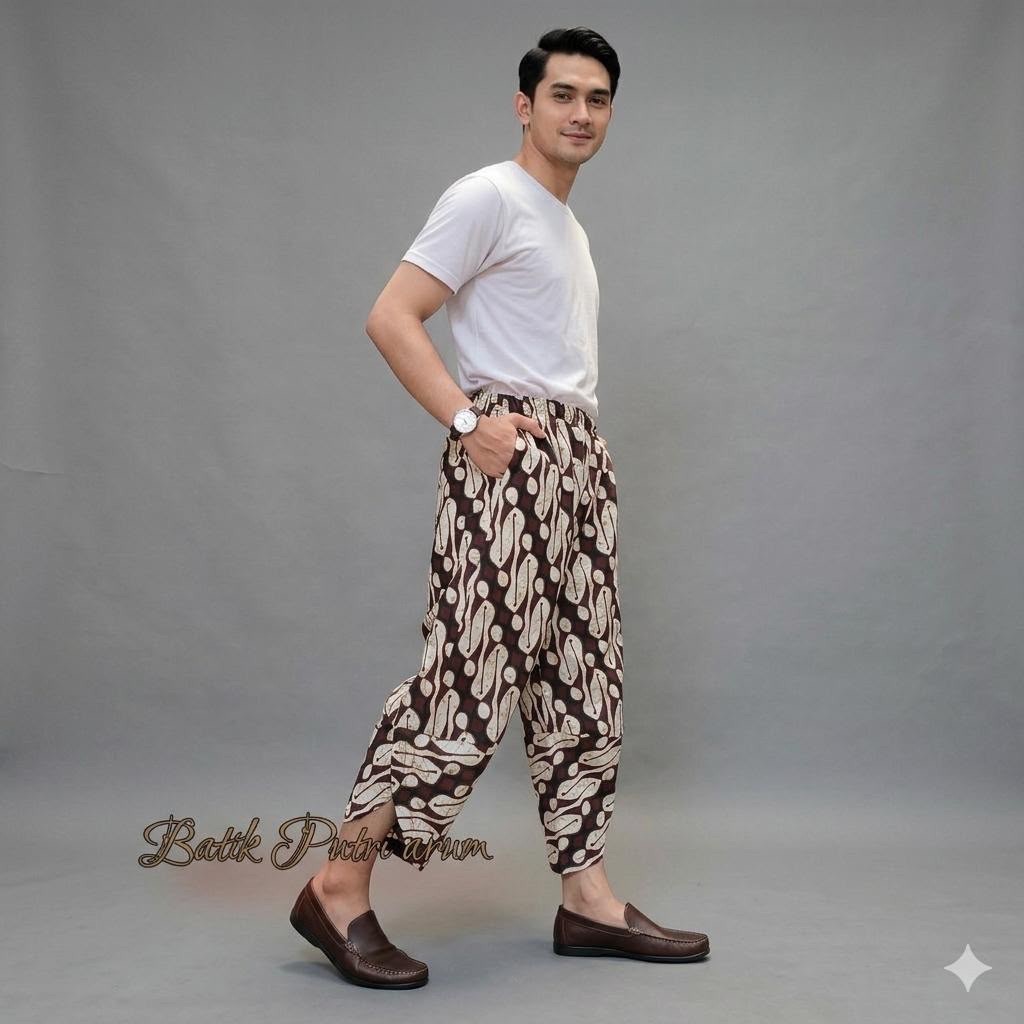 Celana Batik pria modern celana batik pria dan wanita