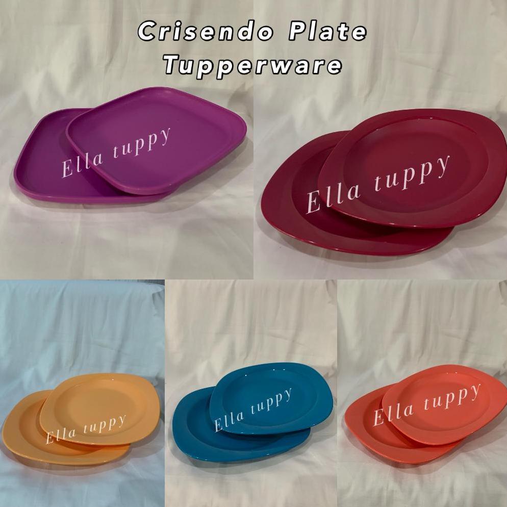 Piring Large Crisendo Plate [ Ella Tuppy Tuperware ]