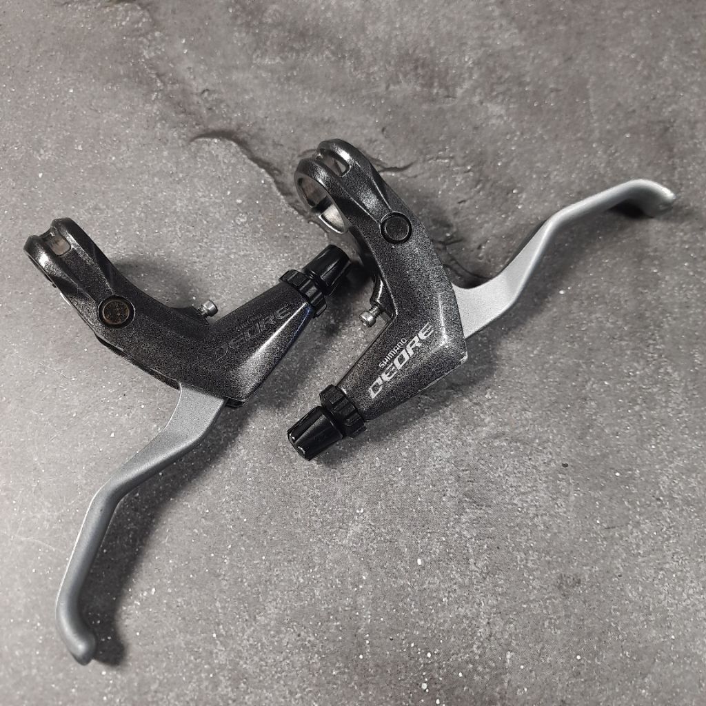 Shimano Deore V Brake BL-M590 Brake Lever Pair - Tuas Rem V-Brake Shimano Deore M590 Sepasang