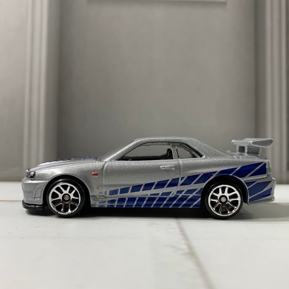 Hotwheels nissan skyline R34 brian loose mulus