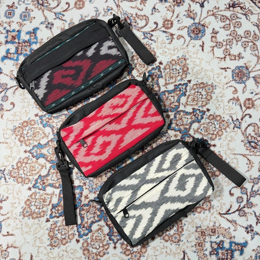 Tas Handbag Tenun Motif Dayak Kalimatan Tas Selempang Tenun