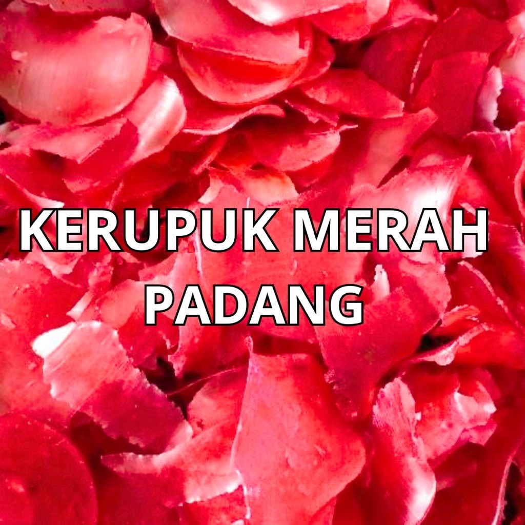 Kerupuk Merah Asli Padang / Kerupuk Merah Padang