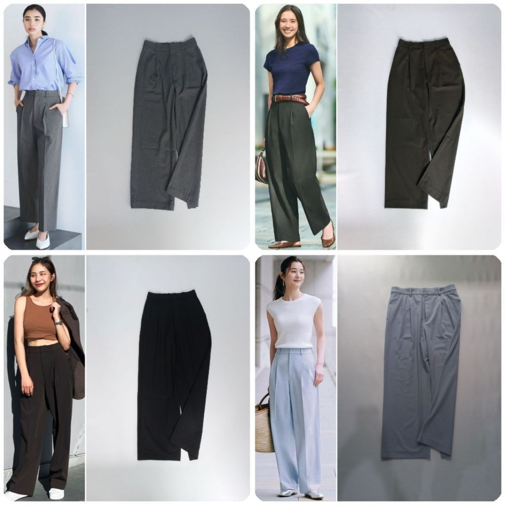 UNIQLO Pleated Wide Pants