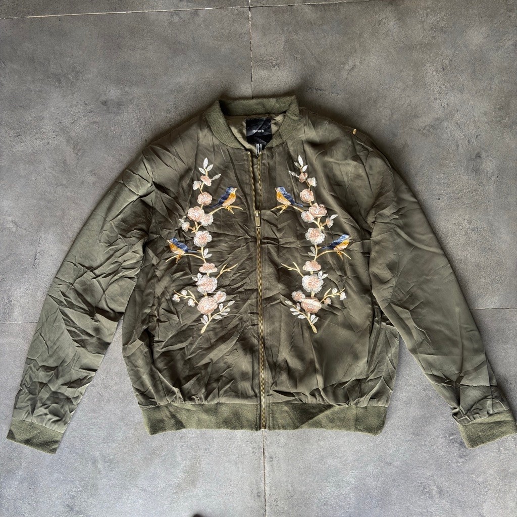 Forever 21 Sukajan Bomber Jacket Woman