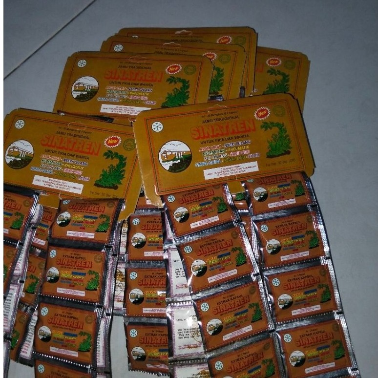 SINATREN Jamu Tradisional untuk Pria dan Wanita sachet