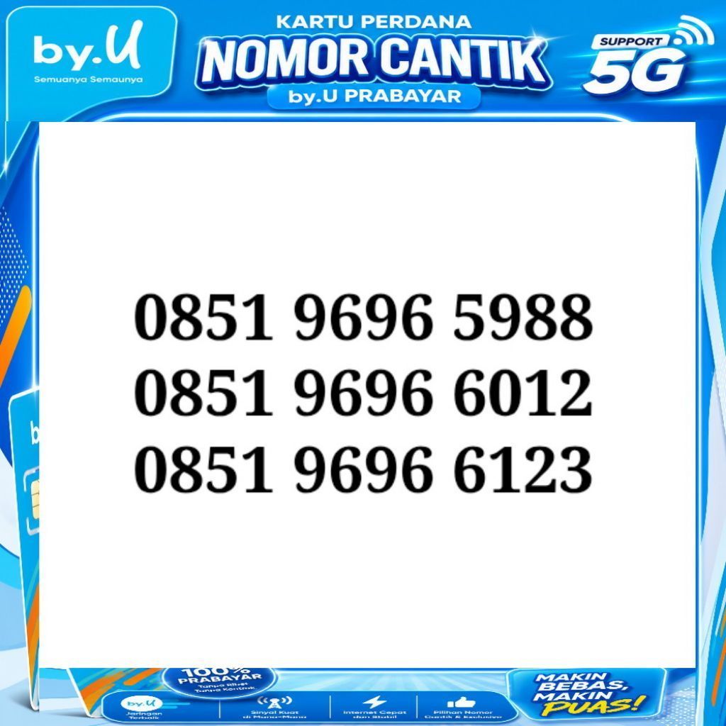 nomor cantik byu kartu perdana byu prabayar