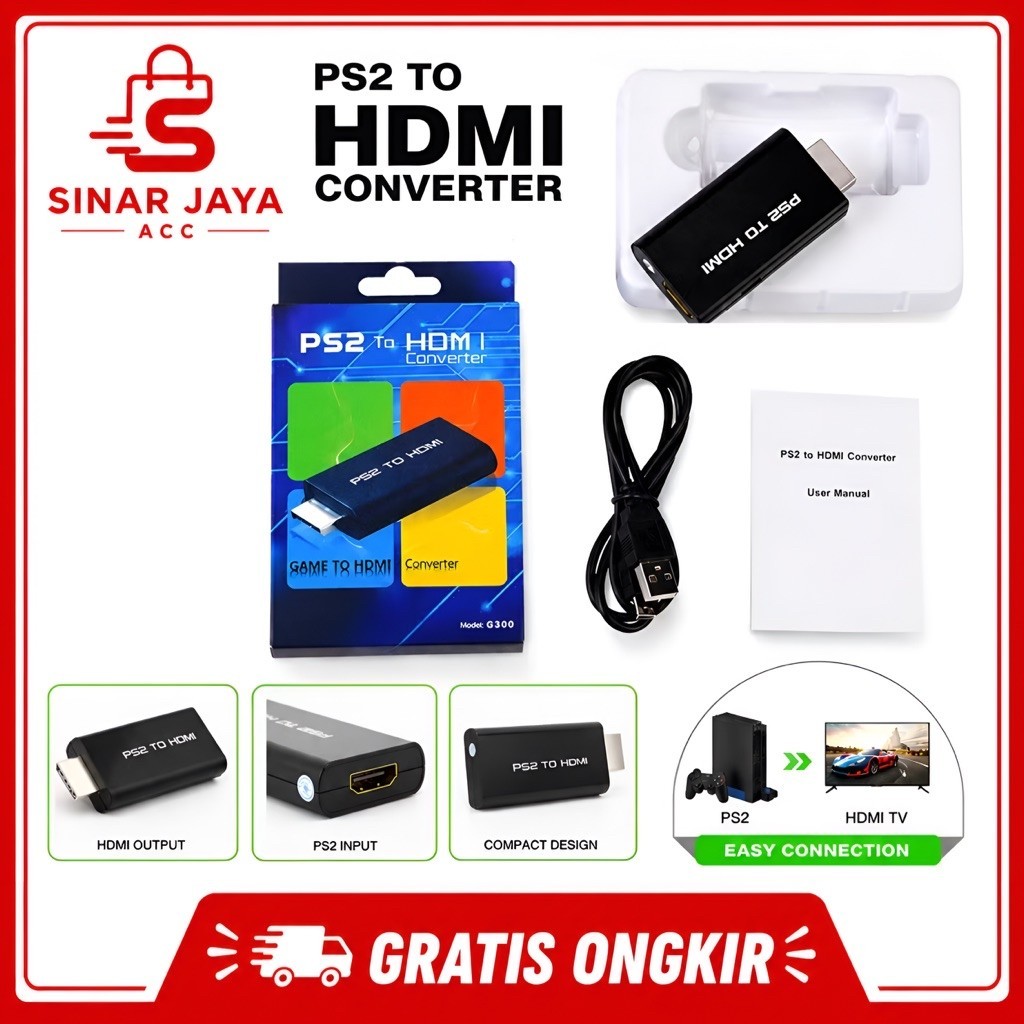 Converter HDMI PS2 Konverter HDMI PS2 Converter PS2 to HDMI