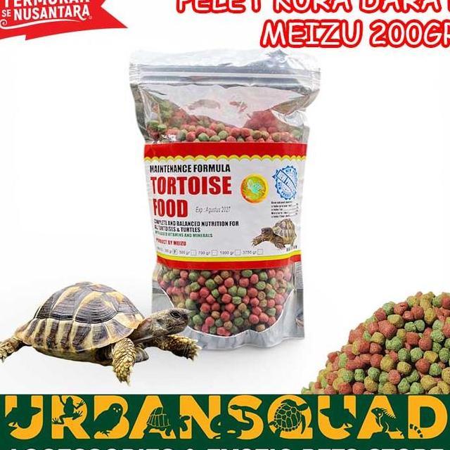 Pelet Kura Kura Darat 200Grm Sulcata Aldabra Palis Kura Cherryhead Hermani