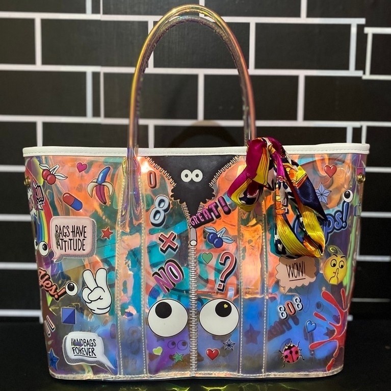 Eye Theme Bag Hologram Preloved