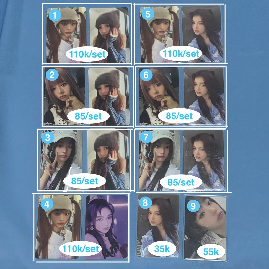 [WAJIB CO PACK] PHOTOCARD POB  NEWJEANS HANNI MINJI DANIELLE HYEIN HAERIN NEWJEANS PC PRE ORDER BENE