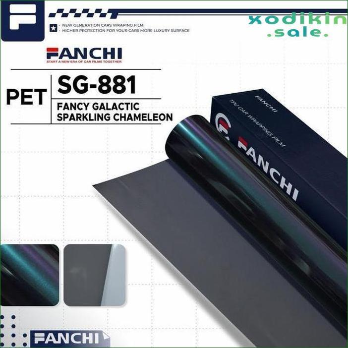 50CM STICKER FANCHI SG881 SG-881 PET 8811 GALACTIC SPARKLING CHAMELEON 50CM TERBATAS