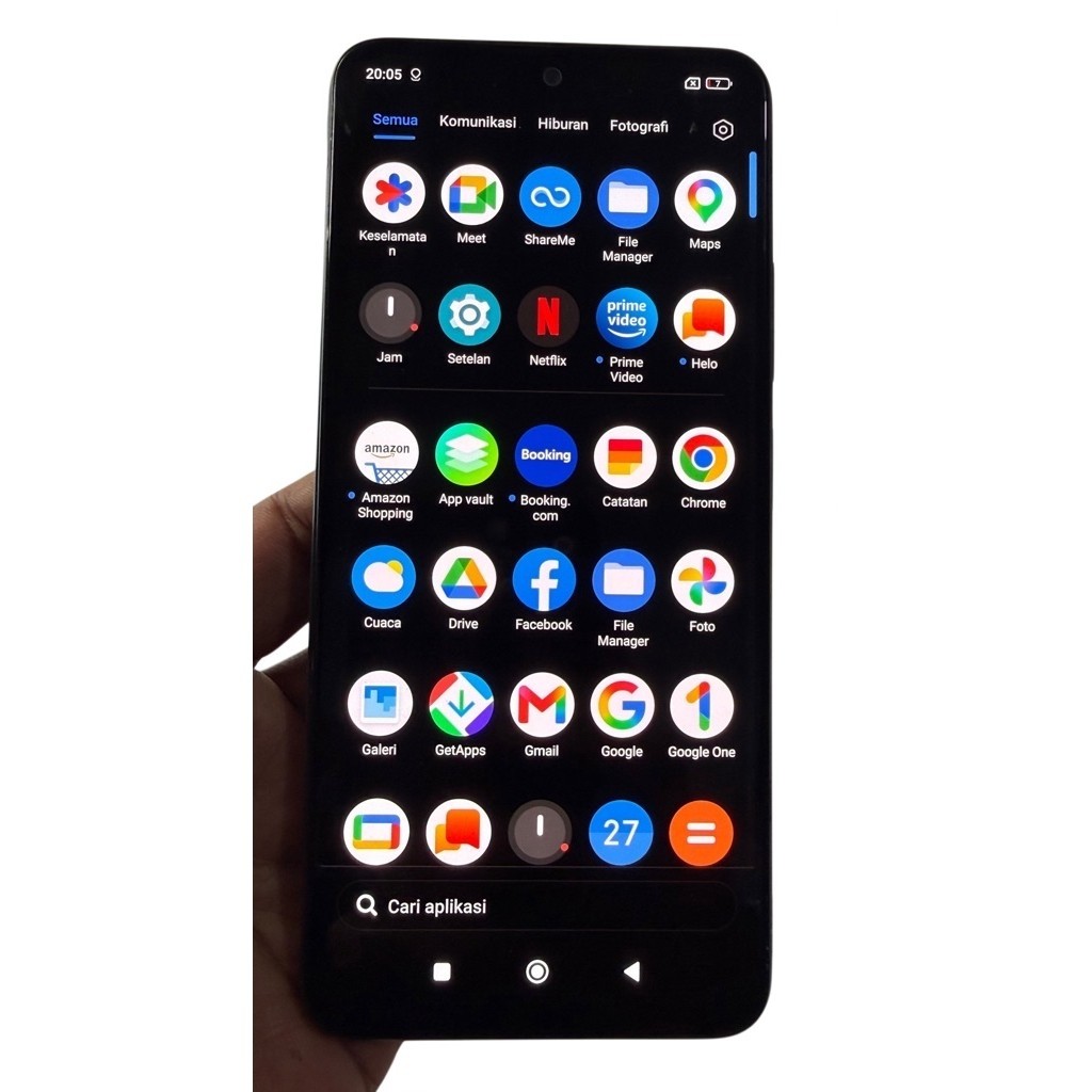 lcd touchscreen+frame poco X5 5G original copotan tested