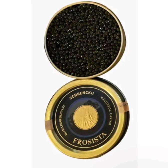 Yuhu- Caviar Beluga Ossetra Kaluga Amur Frosista - Telur Ikan Sturgeon Roe