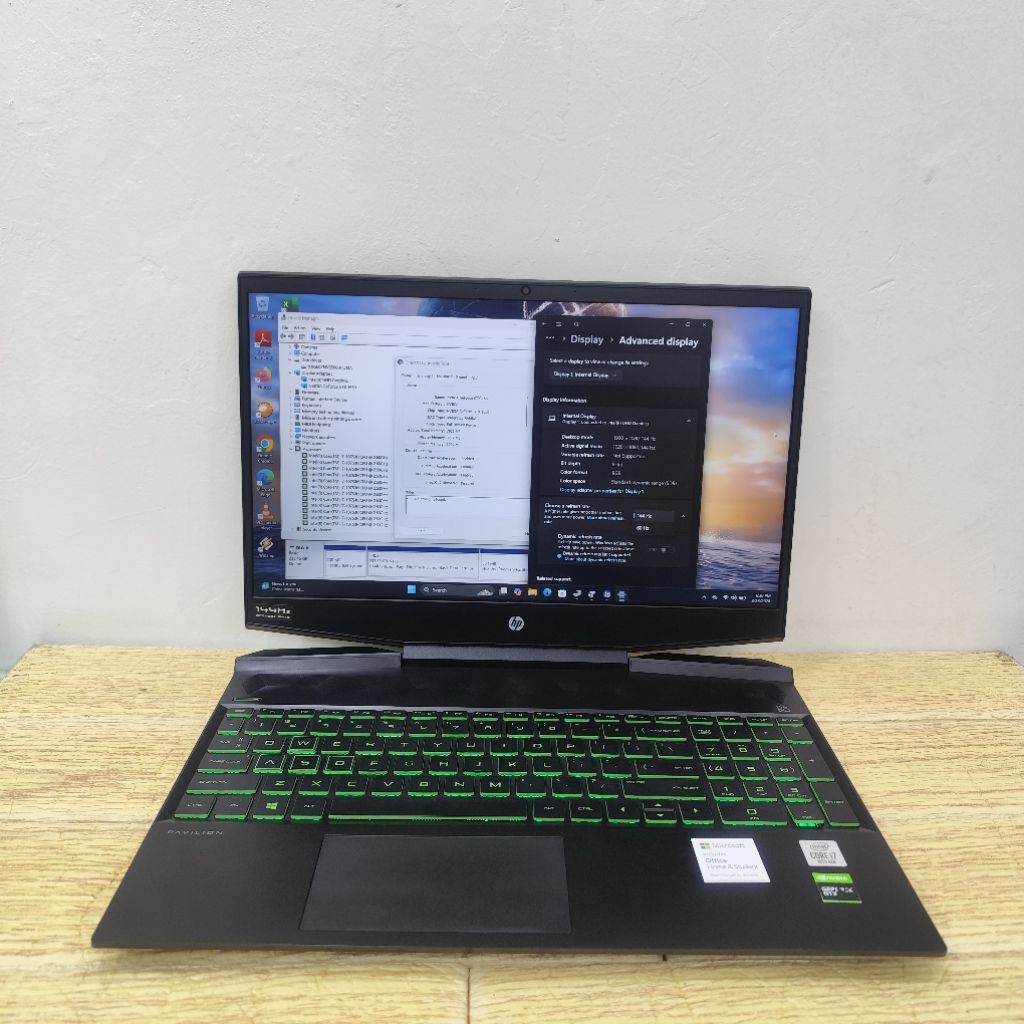 Laptop Second HP Pavilion 15-dk1041TX Core i7-10750H Ram 8GB Ssd 256GB GTX 1650 4GB FHD