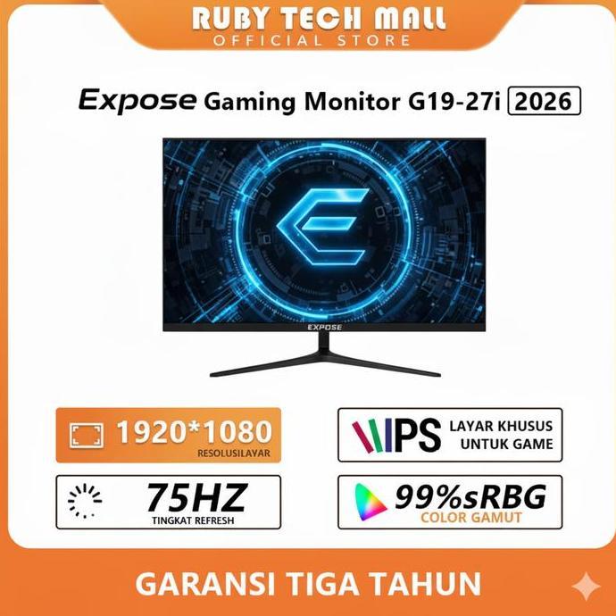 ZAHRAAAANUR8 - MONITOR PC KOMPUTER 19-27 INCH MONITOR GAMING PANEL IPS KECEPATAN REFRESH TINGGI HDMI
