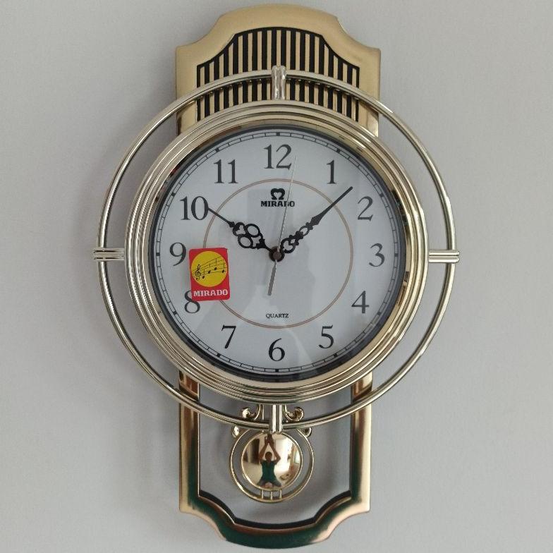 jam dinding bandul bunyi MIRADO ORIGINAL