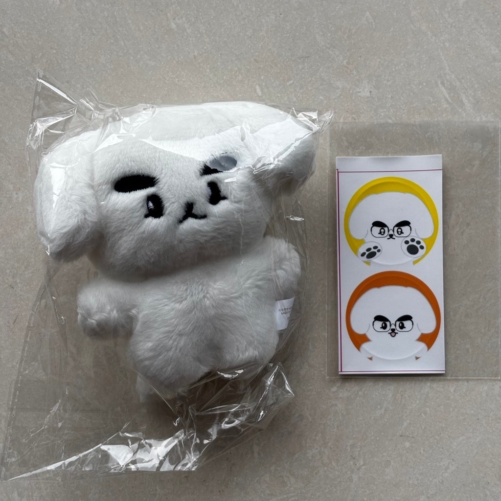 [READY NEW&SEALED / UNOFFICIAL] WayV Xiaojun 10cm Doll Deokmoongi Boneka Plush + Sticker