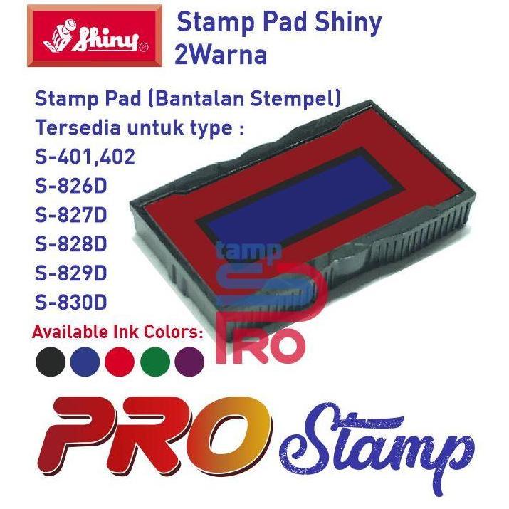 Replacement Ink Pad Shiny / S-401, S-826D, S-827D,S-828D,S-829D,S-830D