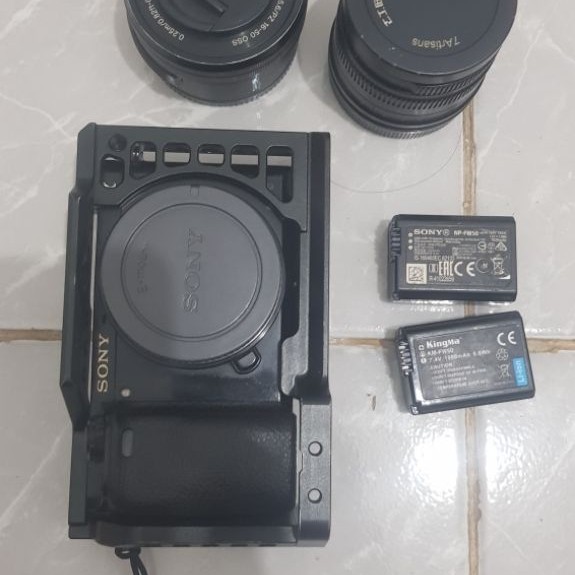 Sony A6000 lensa Kit + 7artisan 35Mm