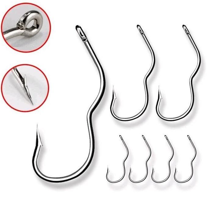 Kail Pancing Otomatis Flip Hook Anti Mocel No. 0 Lebar 3,5mm Ikan Kecil Wader Betok dll - Lure urek 