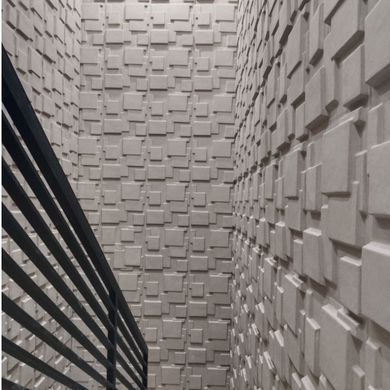 Wallpanel dinding 3D, Ornamen dinding 3D beton