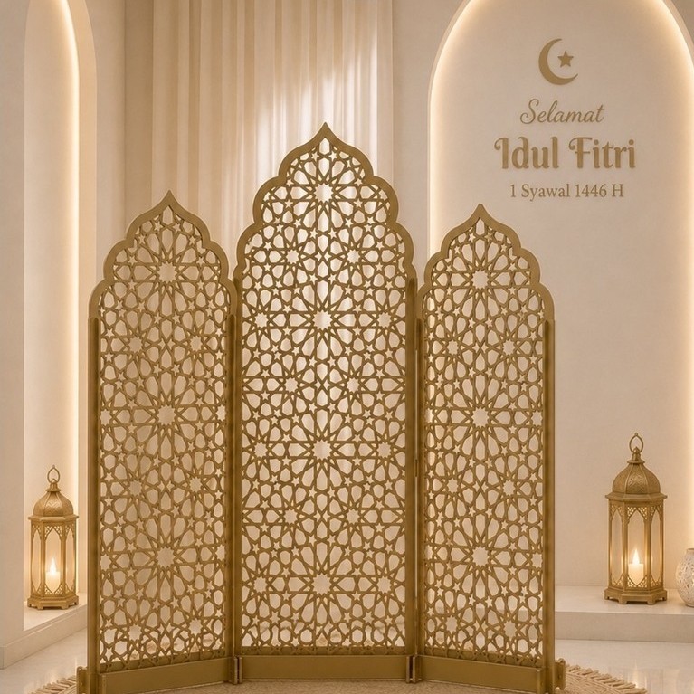 Backdrop Lebaran Morocco | Dekorasi Ramadhan Islam ARUMI BACKDROP