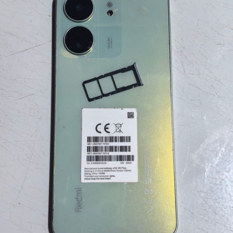 sisa unit Redmi 13C - tidak ada mesinnya