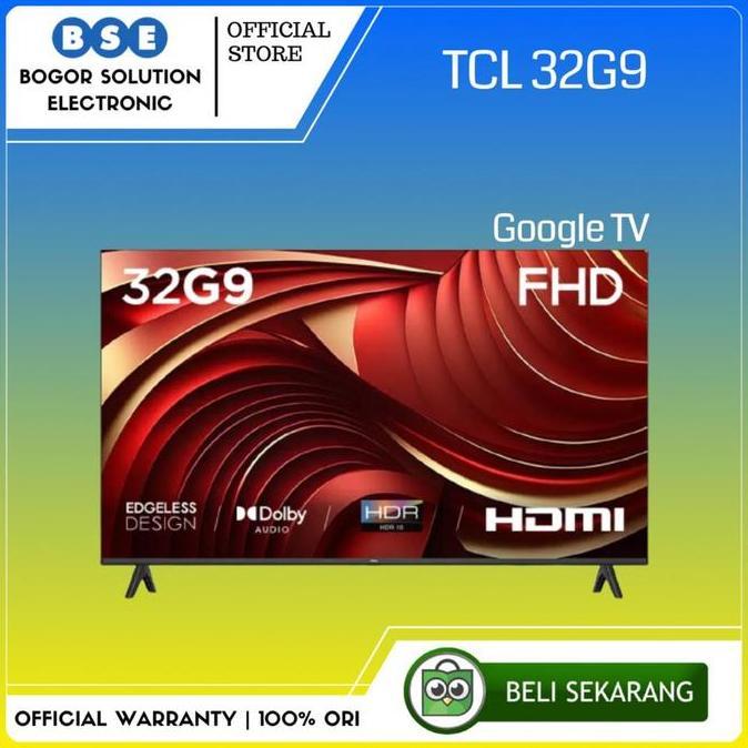 Tv Tcl 32 Inch Google Tv 32G9 Full Hd 32 Tcl 32G9 Fhd Hdr10