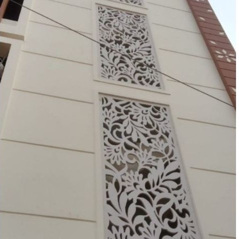 GRC Krawangan Motif bunga tebal 3cm
