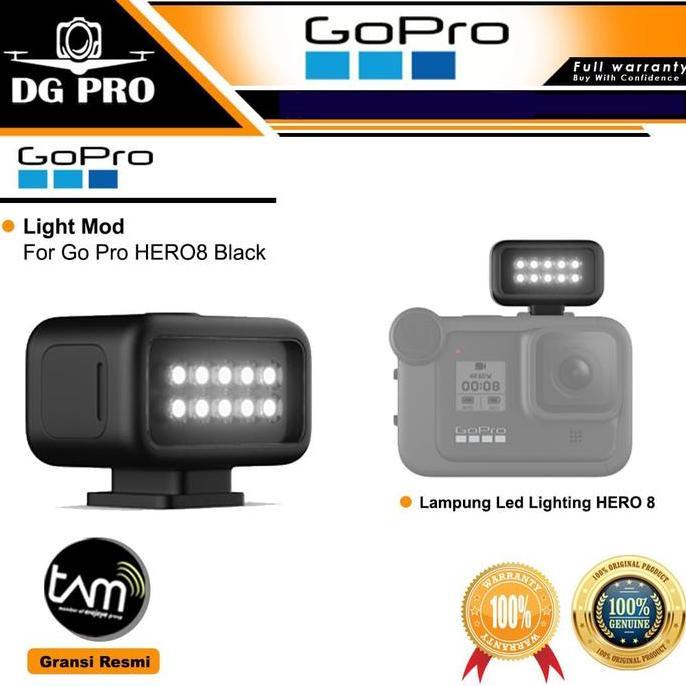 GoPro Light Mod for Go Pro /9/10/11/12/13 Black Lampu Led Lighting Original