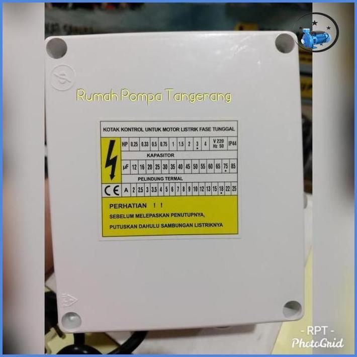 Control Box Pompa Air Submersible 3Hp 1Phase 220 Volt Restock