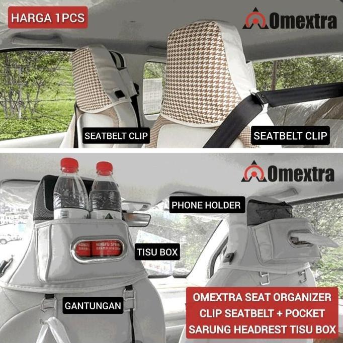 Headrest Calya Sigra Brio Satya Wuling Binguo Tisu Box Wuling Air Ev Sarung Jok Sport Jok Pocong Tis