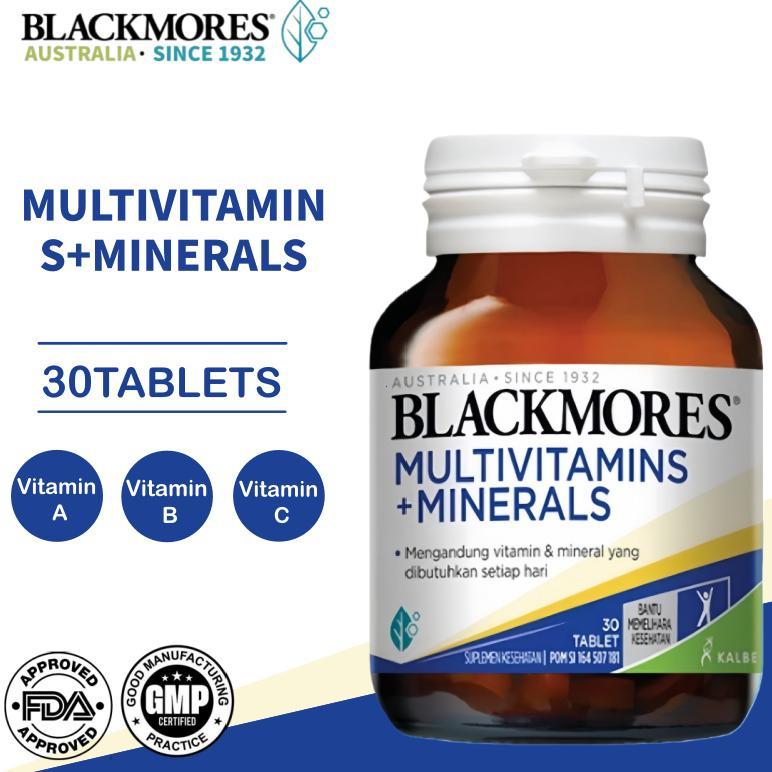 NEW BLACKMORES Multivitamins+Minerals MembantuKesehatan Vitamin A B1-B12 CD3 EKalsium Besi