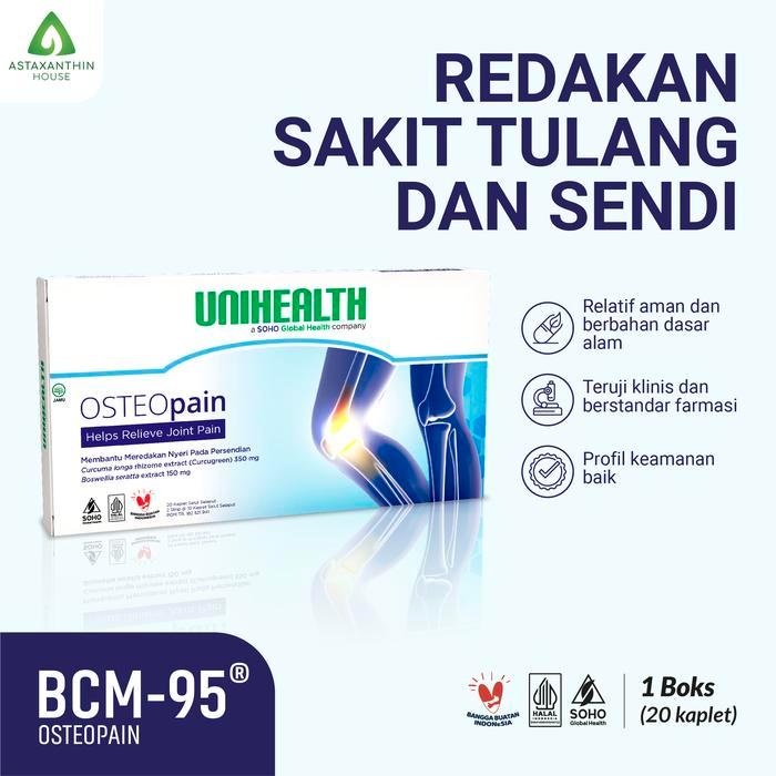 BCM 95 - Osteo Pain Obat Nyeri Sendi Tulang Bahan Alami - 1 box @20 kaplet