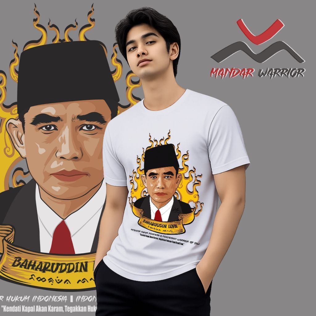 Kaos Baharuddin Lopa, Pendekar Hukum Indonesia