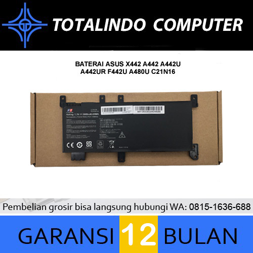 Baterai Asus A442 A442U A442UR X442 F442U A480U