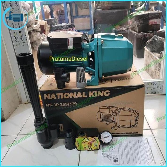 Mesin Pompa Air Sumur Dalam Jet Pum Nasional 255 Automatis Restock
