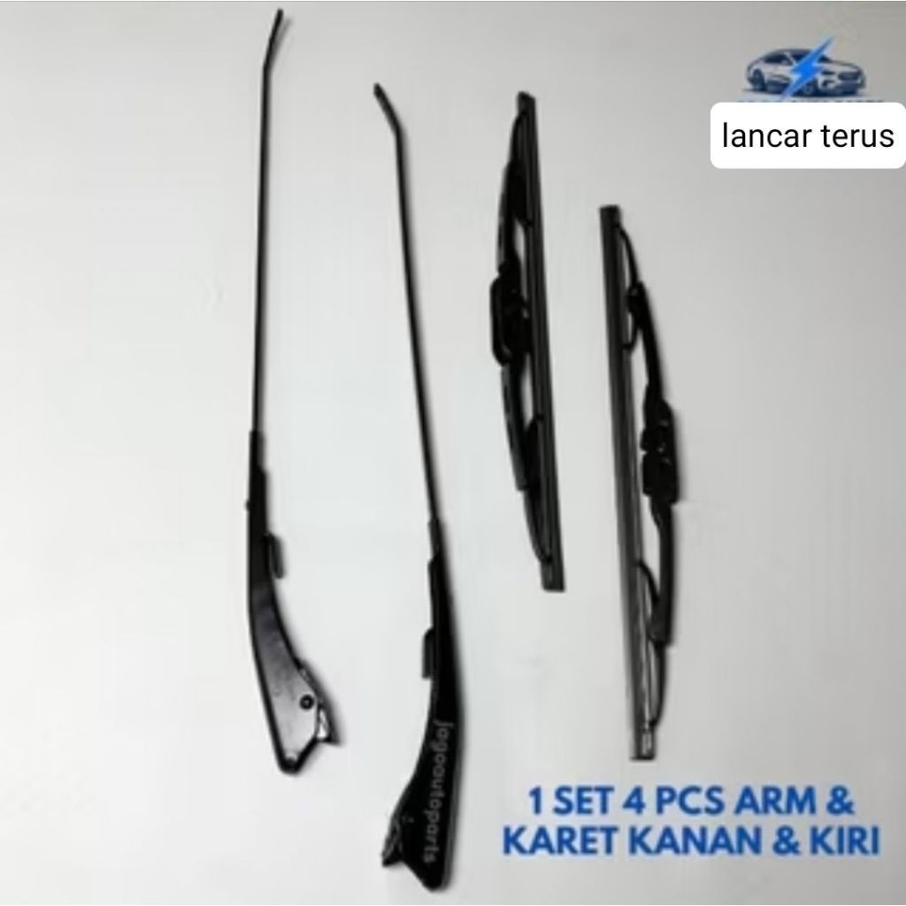 wiper arm dan karet wiper mobil carry extra / carry St100 Harga 1set