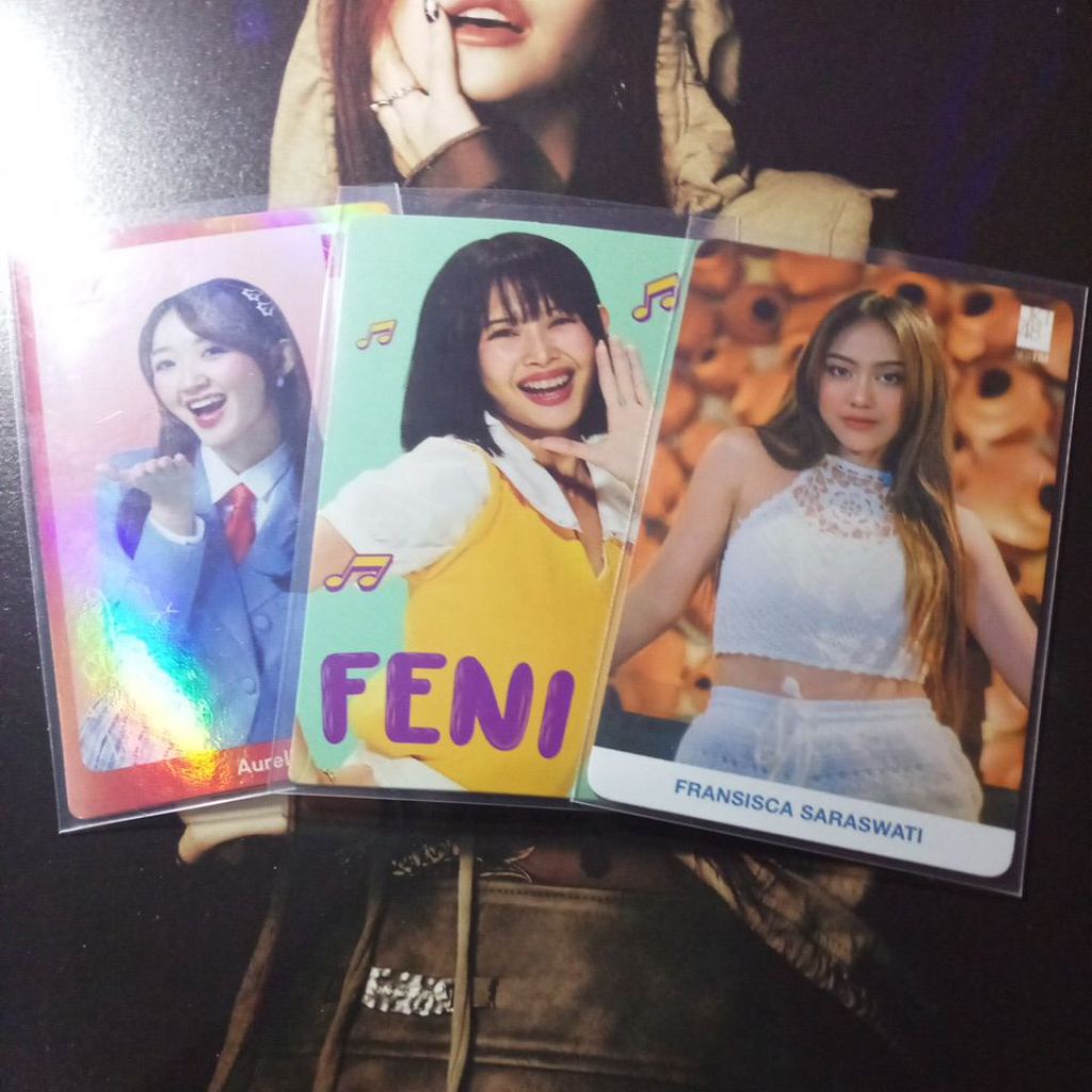 JKT48 Photocard Sisca St,Fenijapotav2,LiaPokky Offcial Take 3