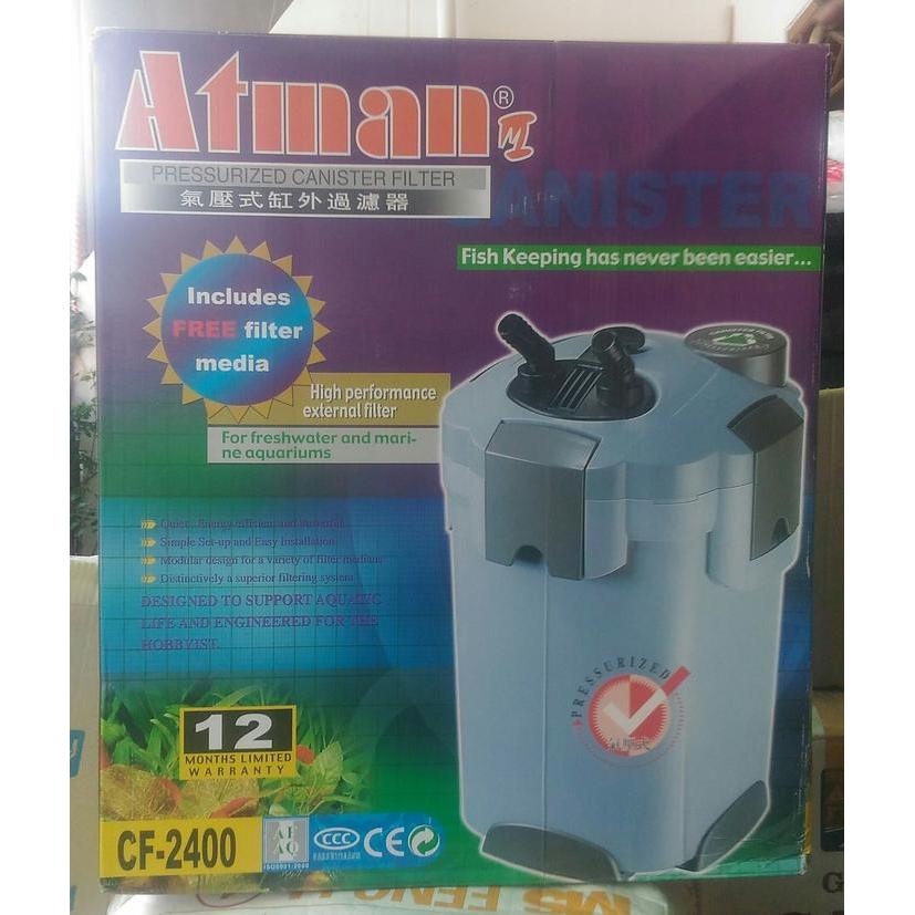 aquarium canister filter external filter Atman CF 2400