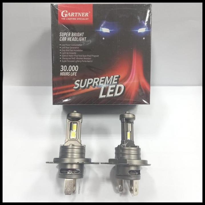 GRATIS ONGKIR LAMPU MOBIL GARTNER HEADLIGHT SUPREME LED/ SUPREME LED GARTNER 