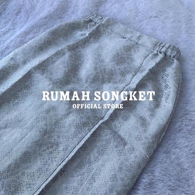Rok Songket Span Jadi Karet Kiri Kanan Dan Resleting Belakang rok  span traditional rok span kebaya