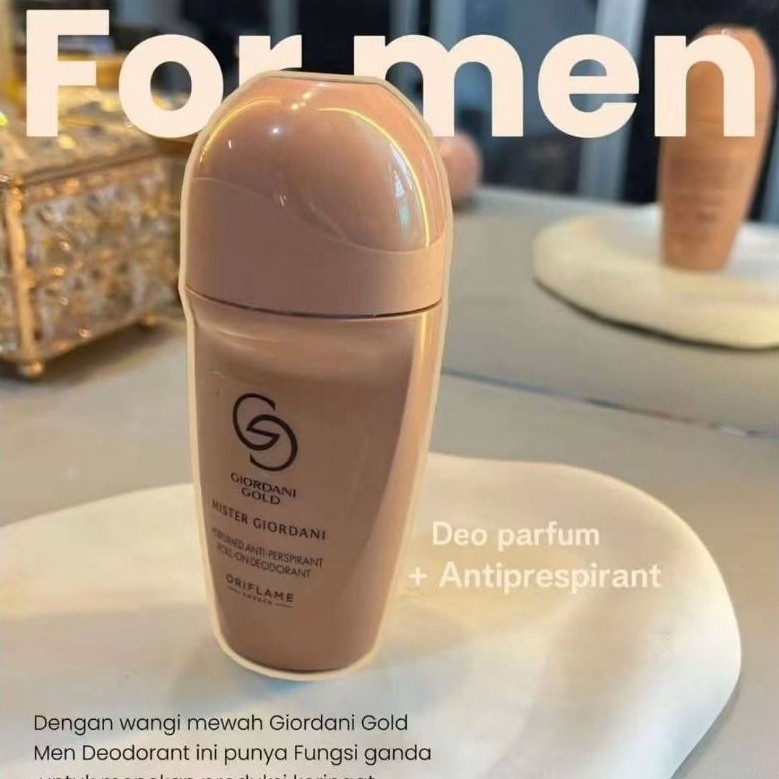 Deodoran Roll On Oriflame Mister Giordani Perfumed Anti-Perspirant Roll-On Deodorant