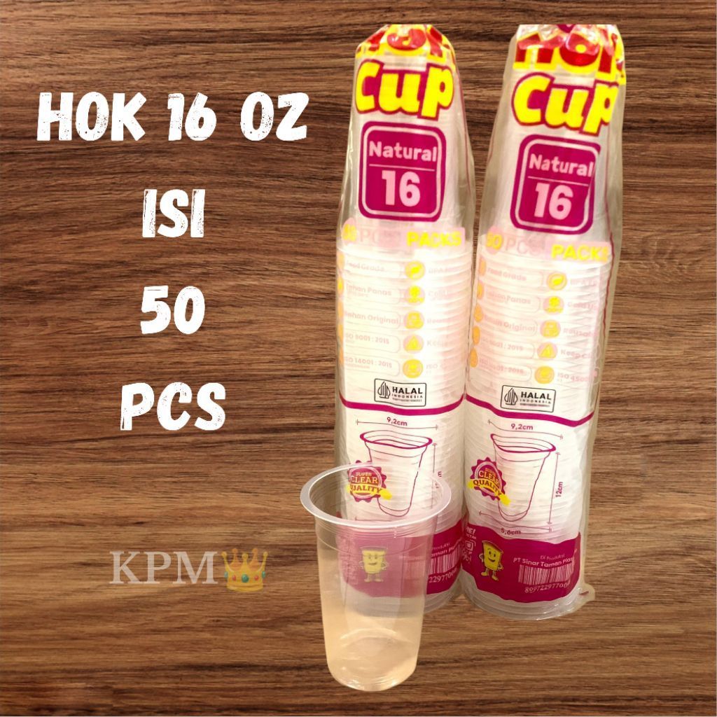 Cup Gelas Hok 16 oz